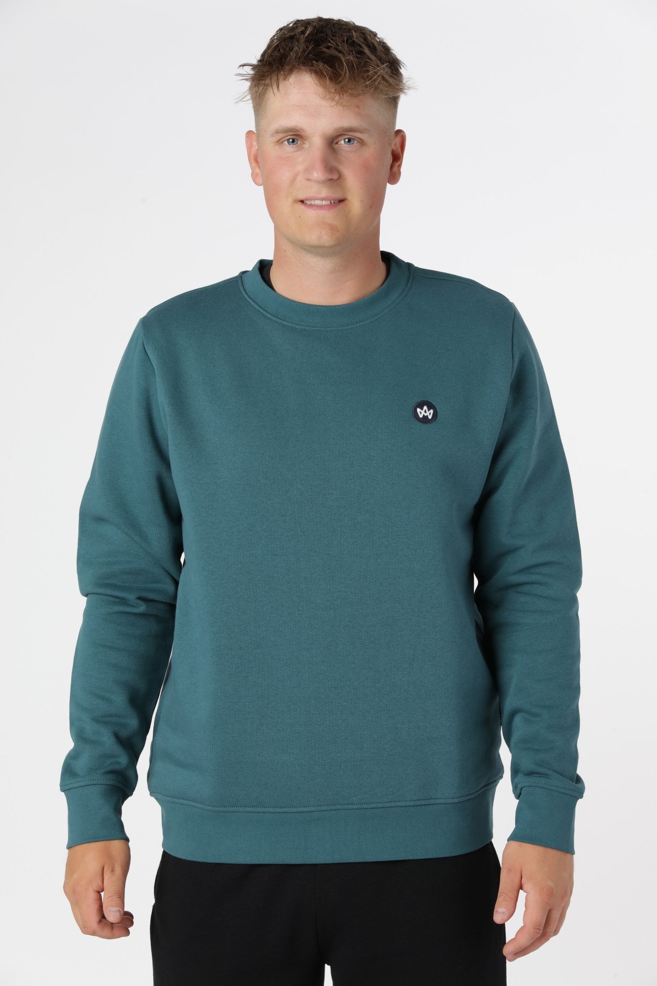 Kronstadt Mediterranea Sweatshirt i Blågrøn Farve