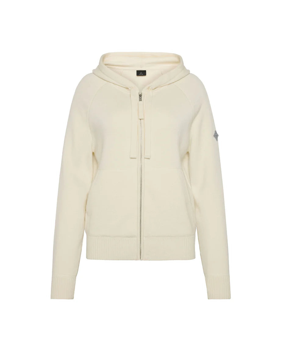 Trolle Loose Fit Zip Hoodie Dame Off White