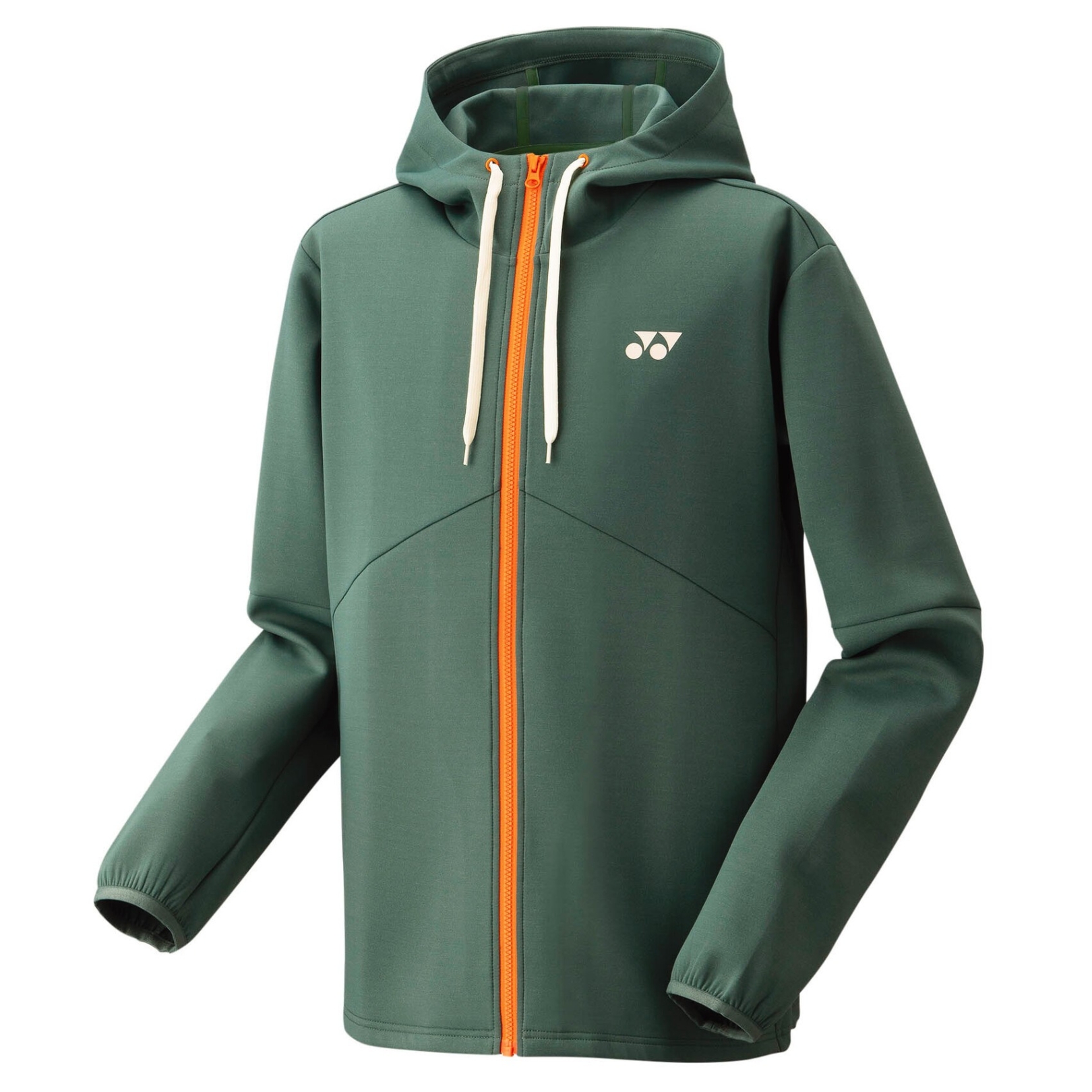 Yonex Oliven Sweat Hoodie med Lynlås – Komfortabel Stil