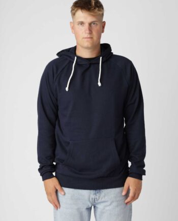 Klassisk Navy Basic Hoodie til Hverdagsbrug