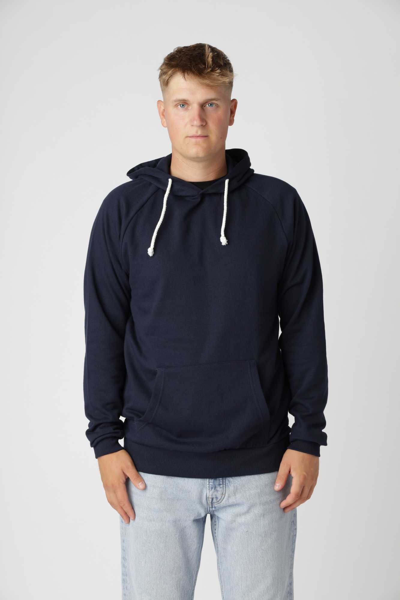 Klassisk Navy Basic Hoodie til Hverdagsbrug