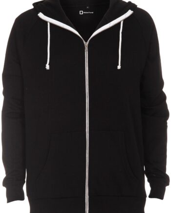 Basic Sort Zip Hoodie til Hverdagsbrug