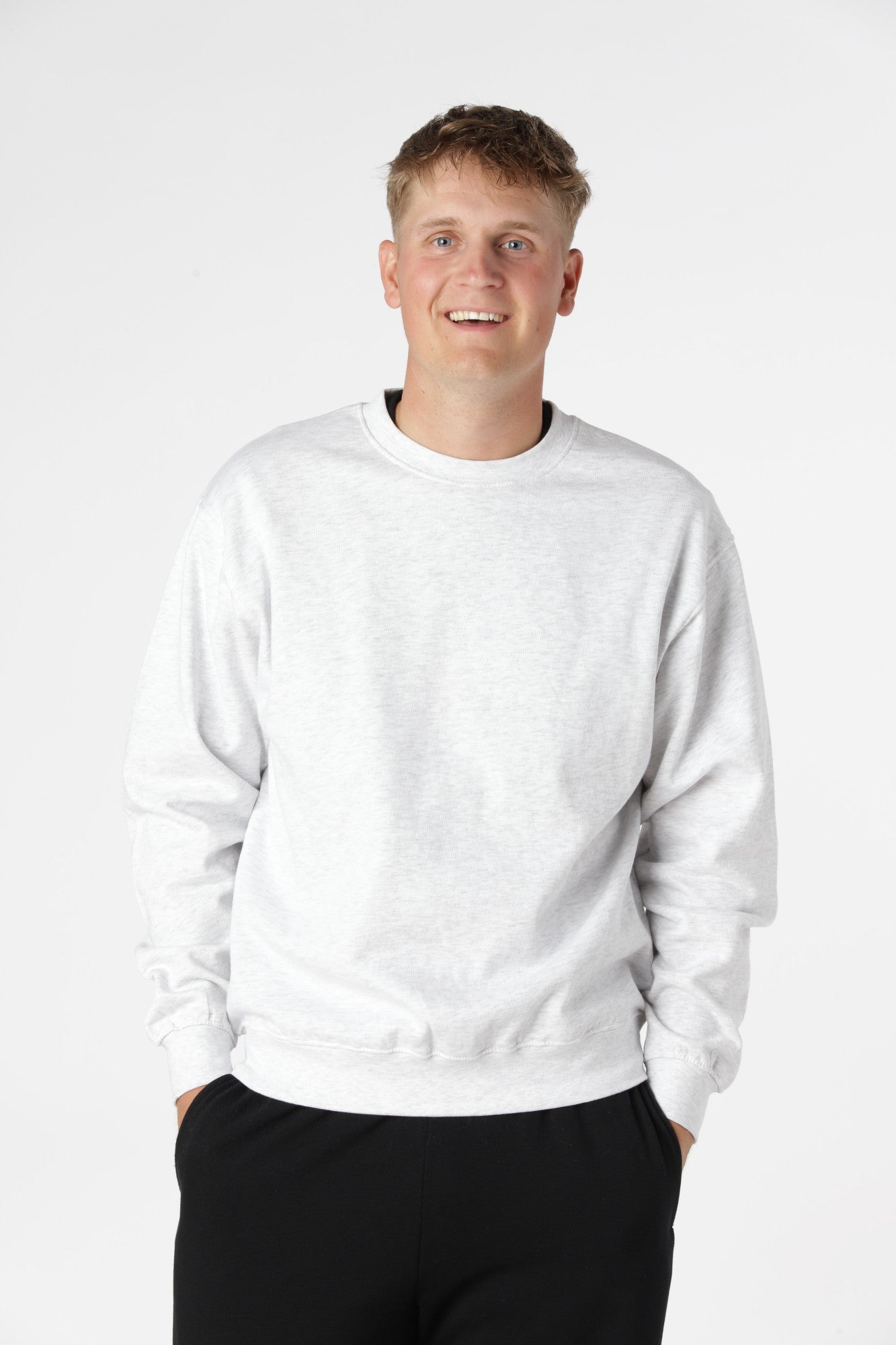 Klassisk Grå Sweatshirt til Hverdagsbrug - Blød og Holdbar