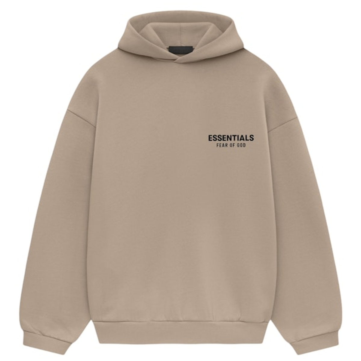 Fear of God Essentials Fleece Hoodie i Ørken Sand - Udsalg!