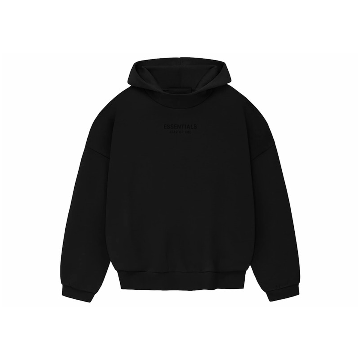 Fear God Essentials Hoodie – Jet Black til Hverdagsbrug