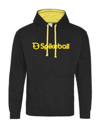 Spikeball Hoodie i Sort - Perfekt til Fans!