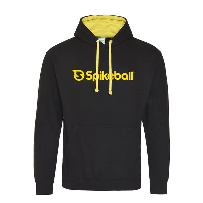 Spikeball Hoodie i Sort - Perfekt til Fans!