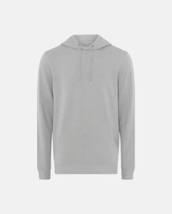 Hoodie Med Logo  Bambusviskose  Grå