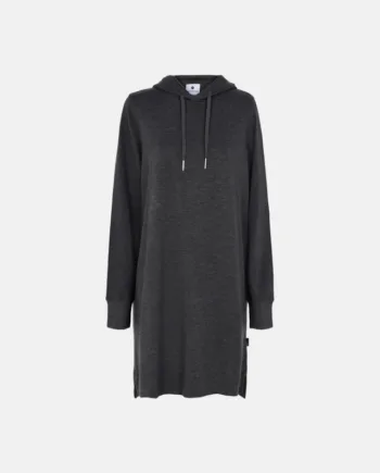 Hoodie Dress  Bambusviskose  Mørk Grå