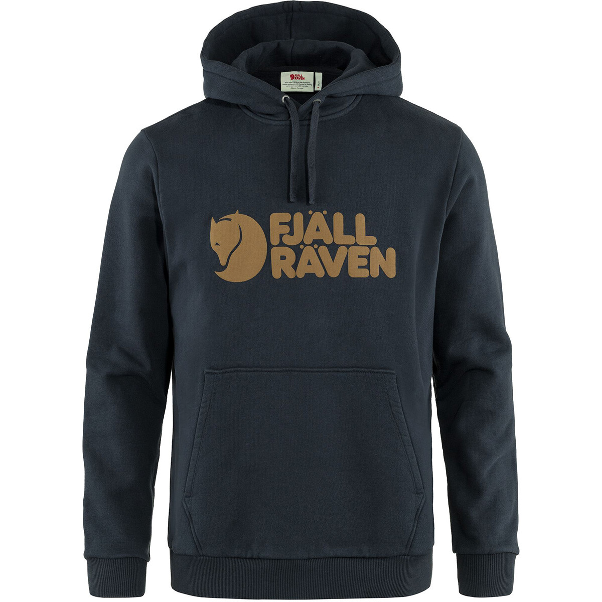 Fjallraven Logo Hættetrøje – Stilfuld Komfort i Navy