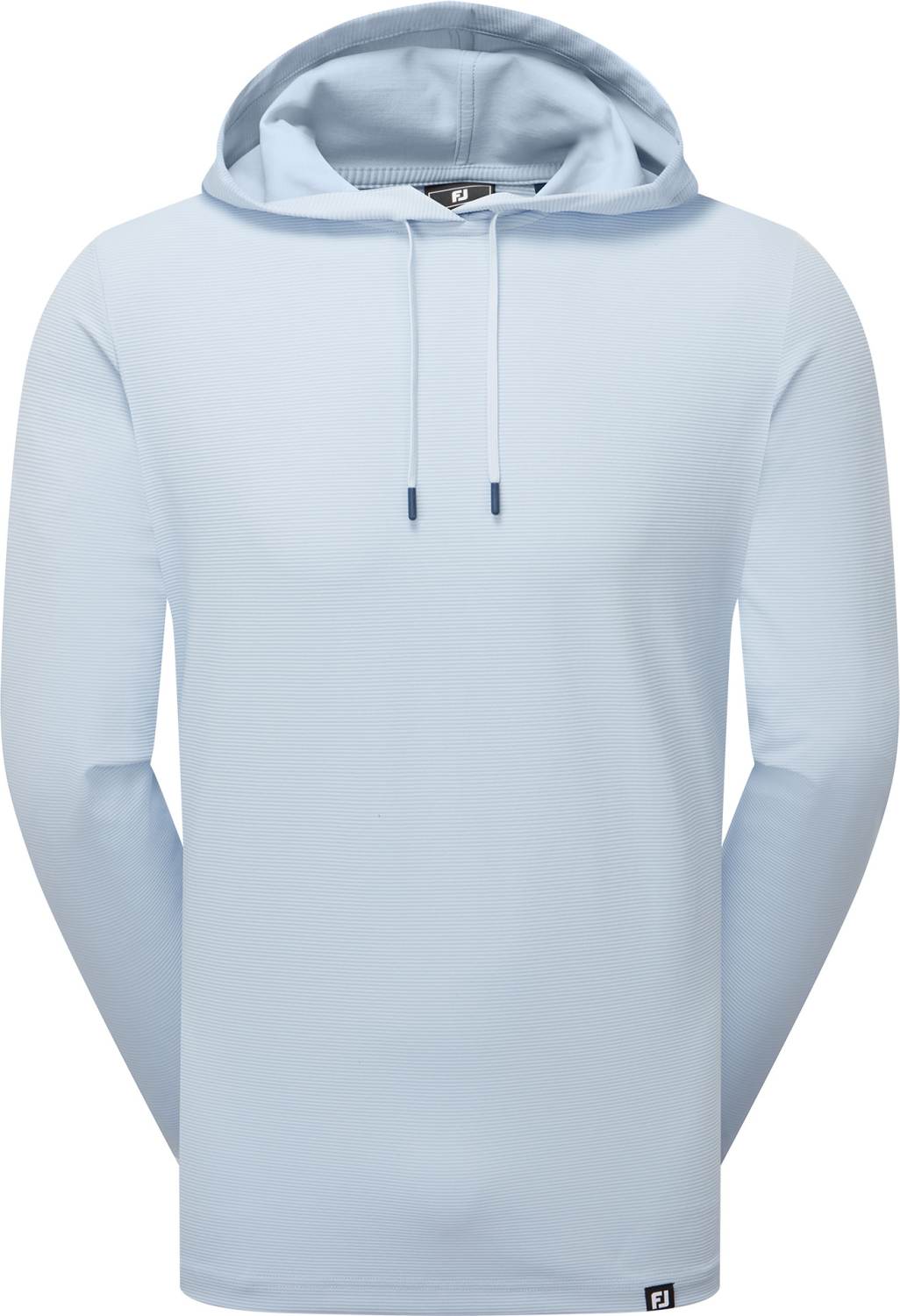 Footjoy Ottoman Jacquard Hoodie Herre Pullover Light Blue Str