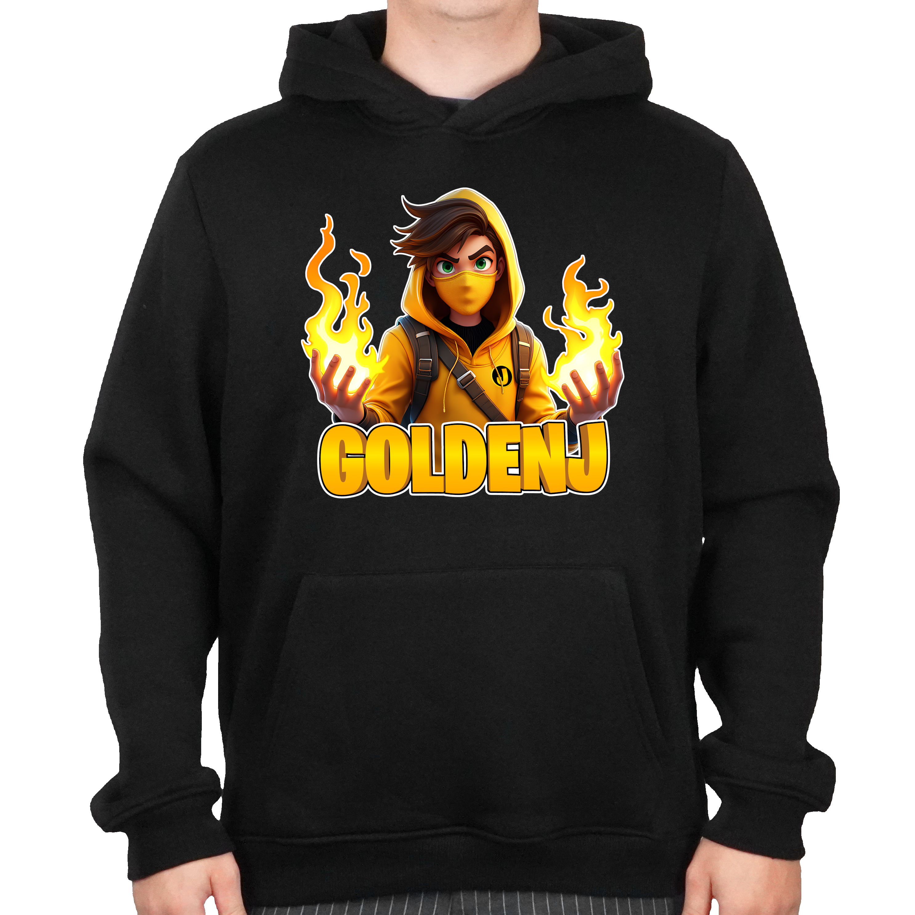 GoldenJ Flamme Hoodie – Unik elegance til en god pris!