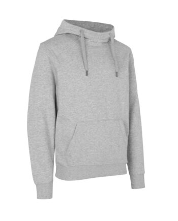 Stilfuld Grå Hoodie med Logo – Komfort til Hverdagen!