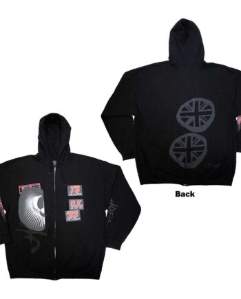 Travis Scott Unisex Zipped Hoodie: Summer Run 2023 London Limited Edition & Tour Large