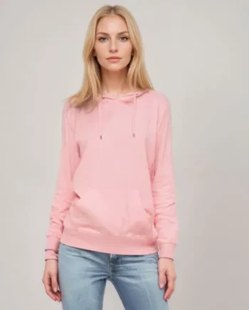 Elegant Rosa Hoodie til Kvinder – Komfort og Stil i Én