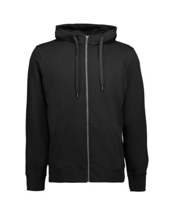Klassisk Sort Lynlås Hoodie - Stil og Komfort til Alle!