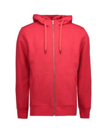 Elegant Rød Hoodie til Mænd - Komfort og Stil!