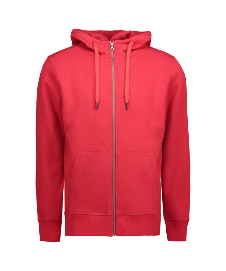 Elegant Rød Hoodie til Mænd - Komfort og Stil!