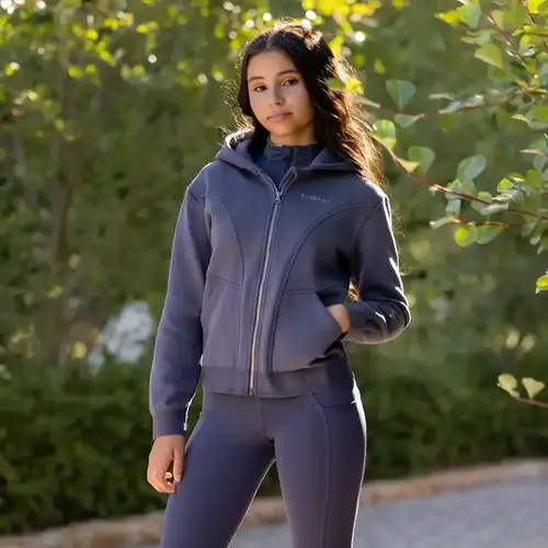 Lemieux Ss25 Young Rider Hadley Hoodie Dusk Blue