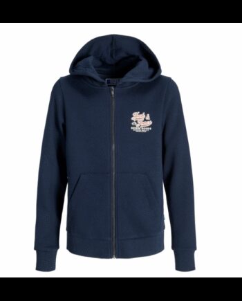 Jack & Jones Hoodie Sky Captain Med Lynlås Til Drenge