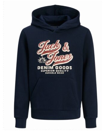 Jack & Jones Drenge Hoodie – Blå til Stil og Komfort