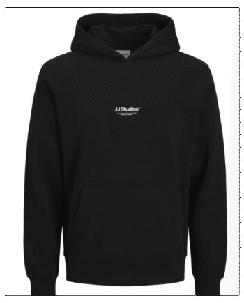 Jack & Jones Sort Hoodie til Drenge – Uundgåelig Stil