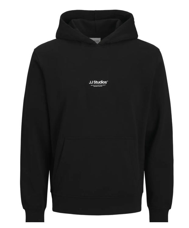 Jack & Jones Sort Hoodie til Drenge – Uundgåelig Stil