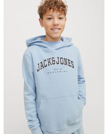 Jack & Jones Junior Hoodie Lyseblå Til Drenge
