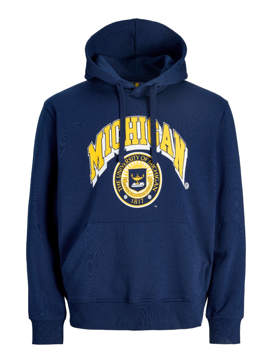 Jack & Jones Hoodie - Navy i høj kvalitet, hurtig levering!