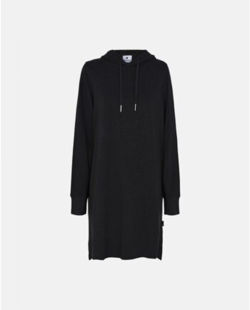Jbs Denmark Fsc Bambus Hoodie Dress Sort Til Kvinder