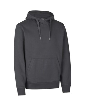 Klassisk Koksgrå Hoodie med Logo – Fantastisk Tilbud!