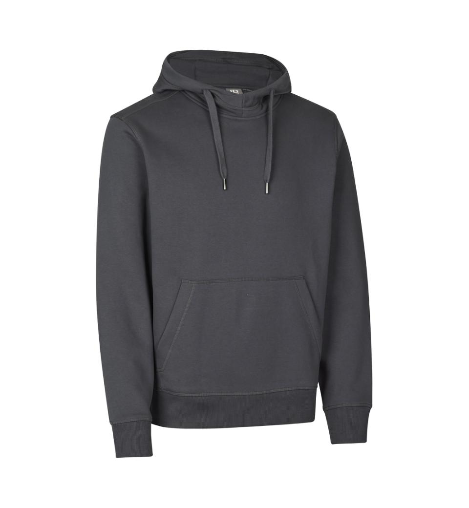 Klassisk Koksgrå Hoodie med Logo – Fantastisk Tilbud!