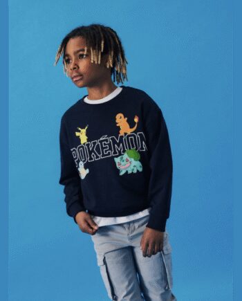 Pokémon Hoodie i Mørk Safir – Perfekt til Drenge!