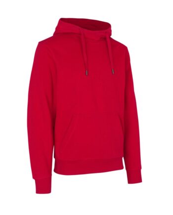 Klassisk Rød Hoodie med Logo – Uundgåelig Stil!