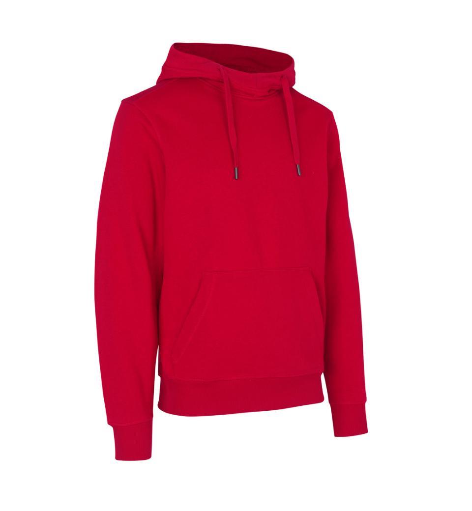 Klassisk Rød Hoodie med Logo – Uundgåelig Stil!