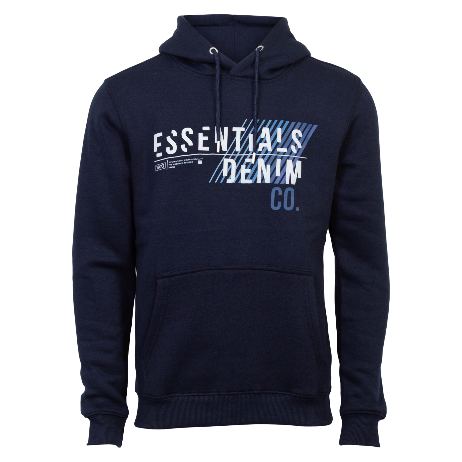 Marcus Colin Herre Hættetrøje Night Navy - Black Friday Tilbud!
