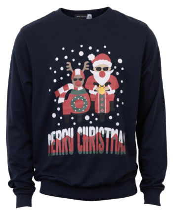 Julemand Sweatshirt i Navy – Skab Julehygge!