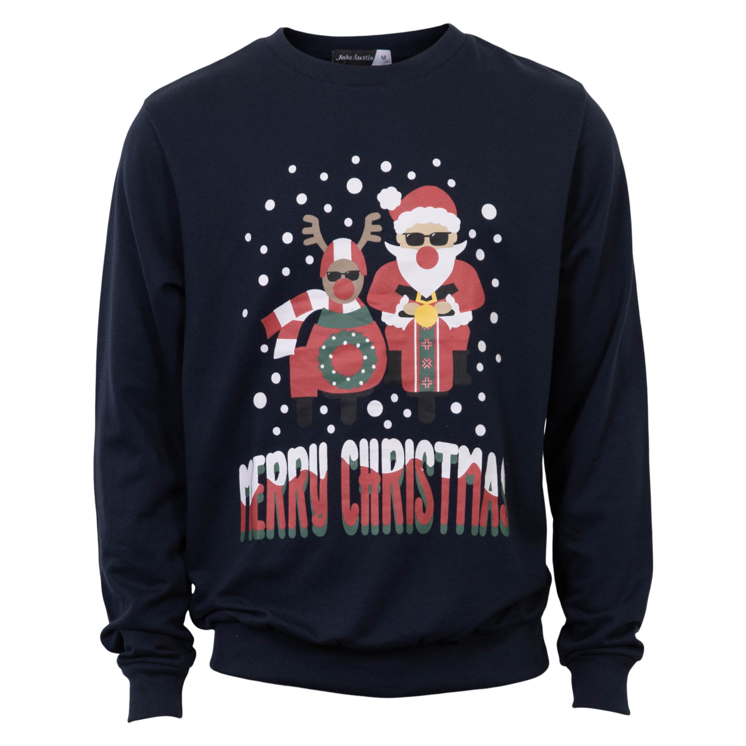 Julemand Sweatshirt i Navy – Skab Julehygge!